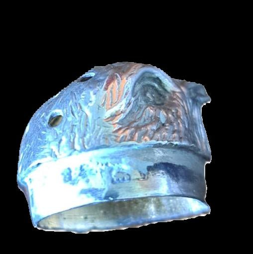 pair of Sampson Mordan silver salt and pepper modelled as chicks RD461360