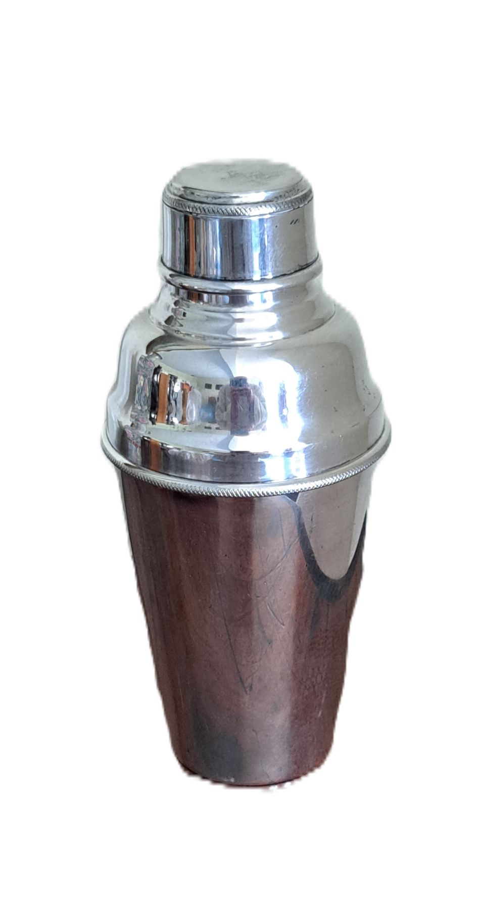 Asprey silver plated cocktail shaker art deco period