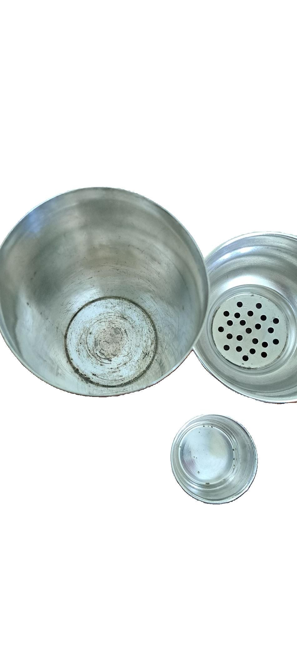 Asprey silver plated cocktail shaker art deco period