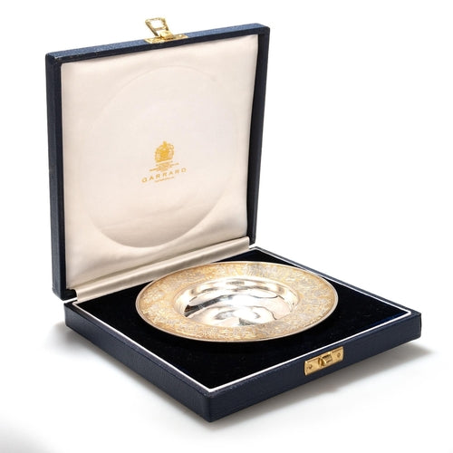 Garrards silver/ silver gilt armada dish commemorating the spanish armada 400 yr anniversary