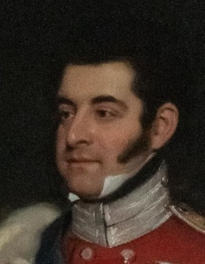 19th century portrait military officer 5th Royal Lancashire Militia,East Lancashire Regiment