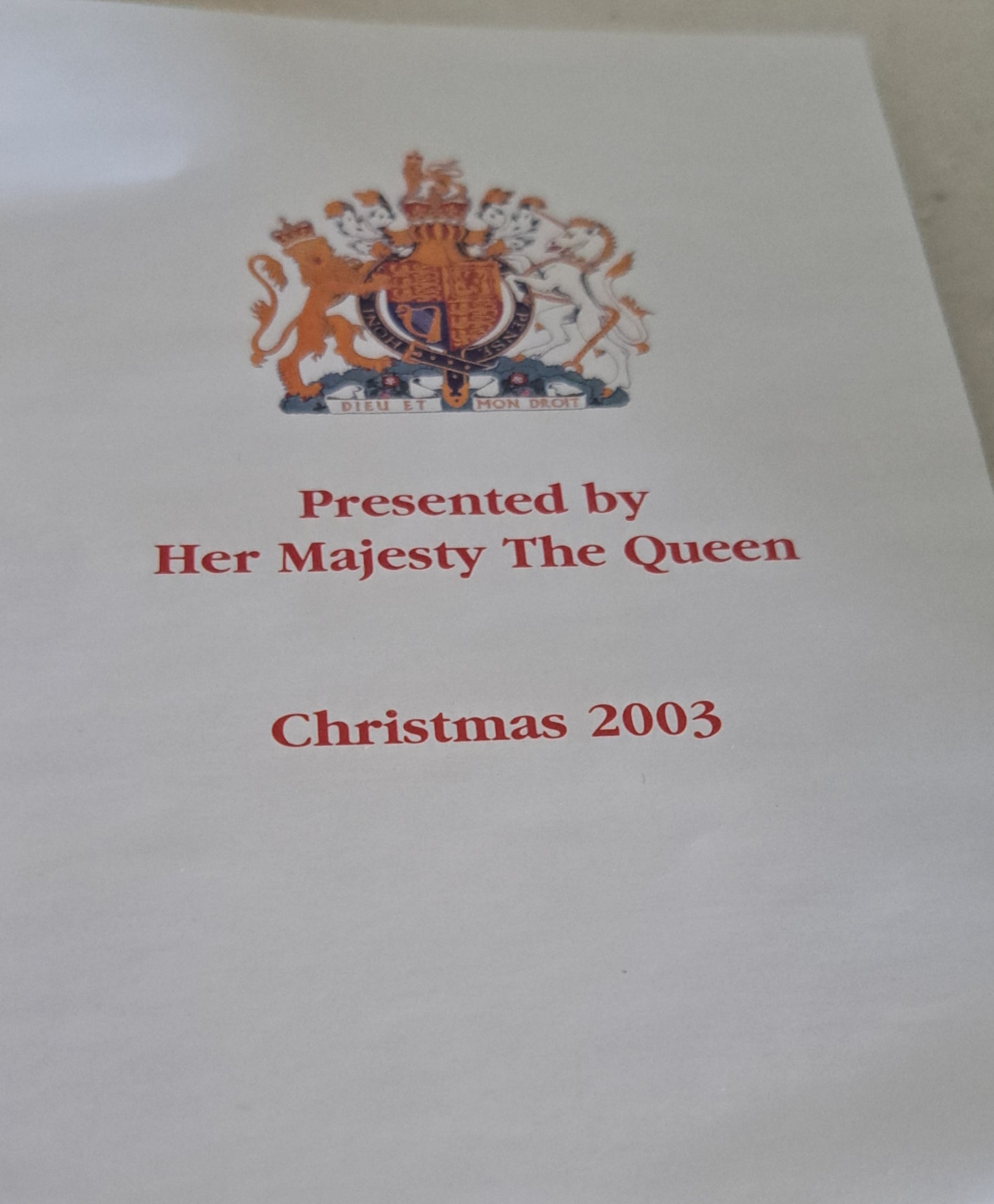 Silver Photo Frame Queen Elizabeth II Household Staff Christmas Present