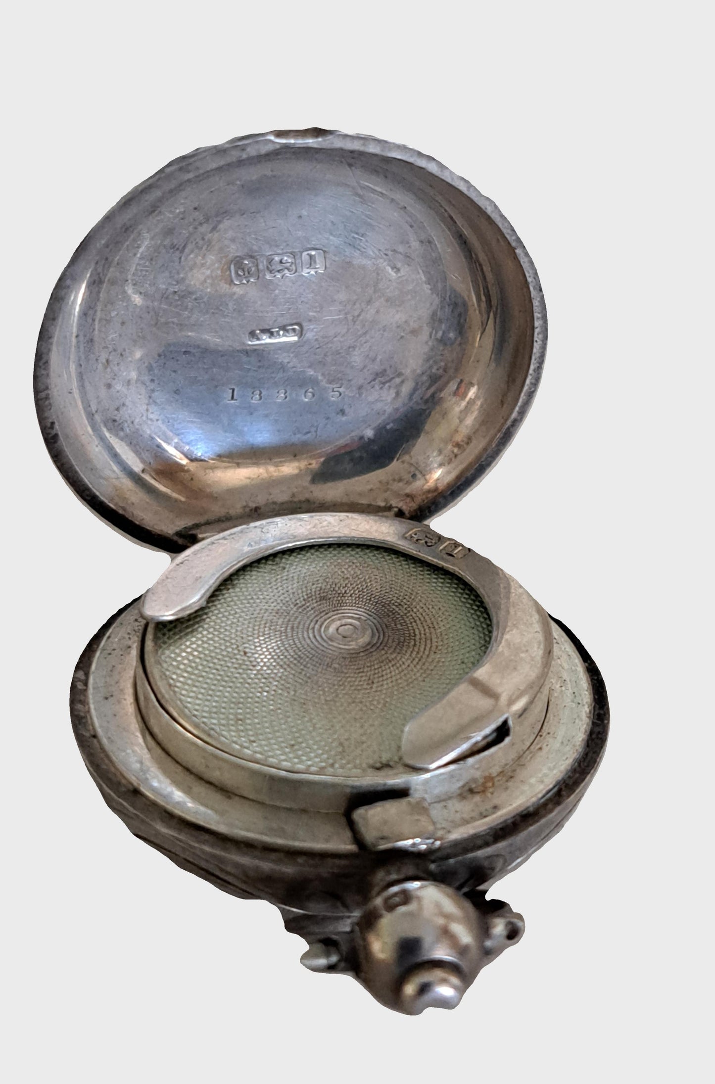 Sterling Silver Single Sovereign Case Edwardian 1910 Birmingham