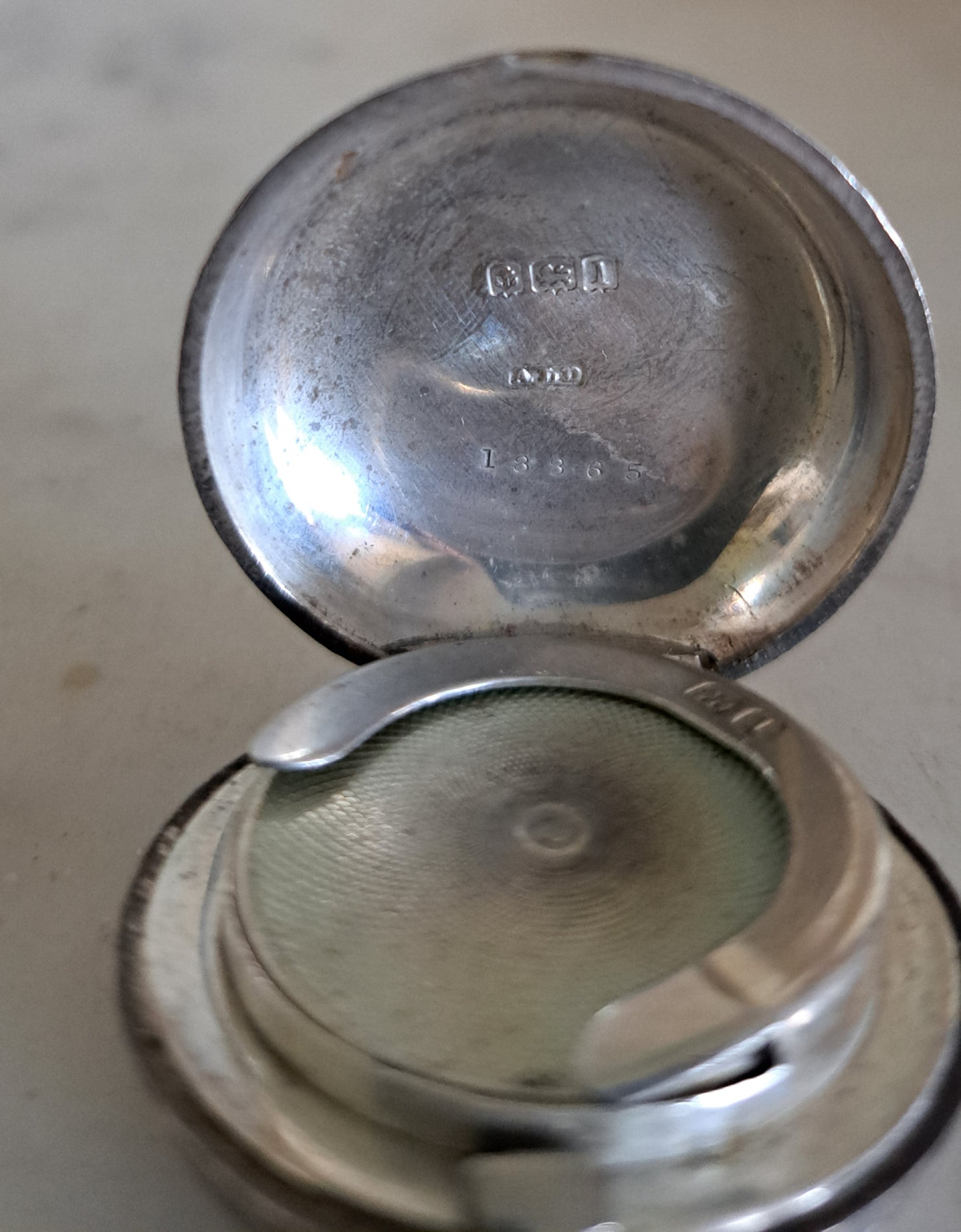 Sterling Silver Single Sovereign Case Edwardian 1910 Birmingham