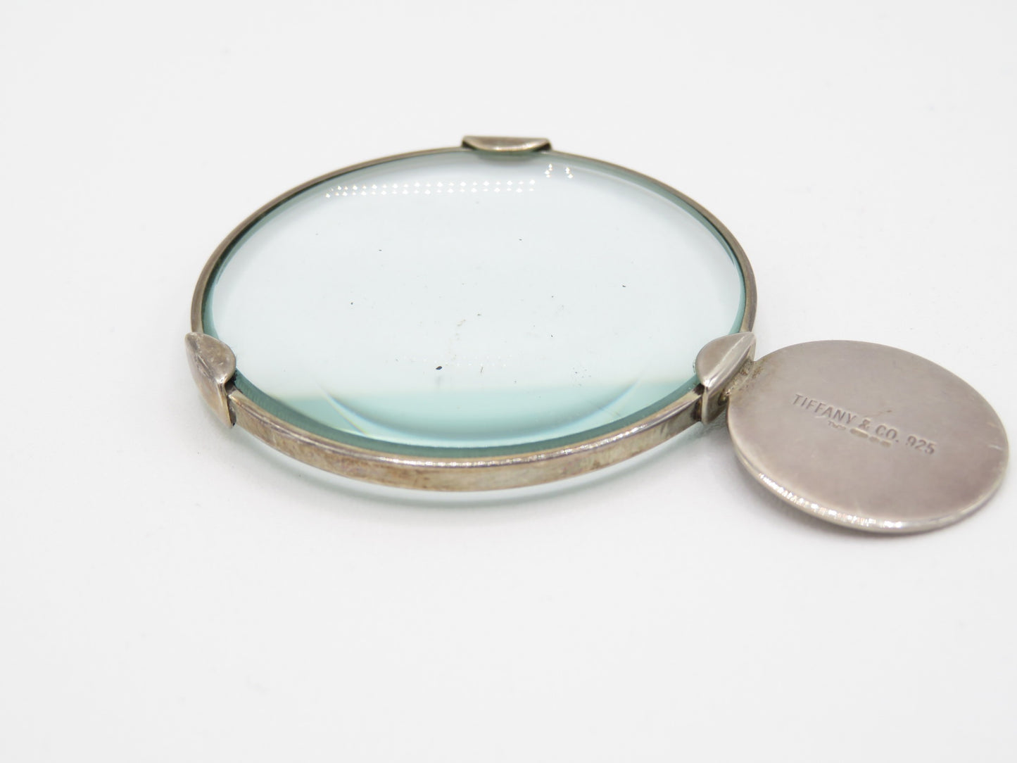 Tiffany silver loupe magnifying glass