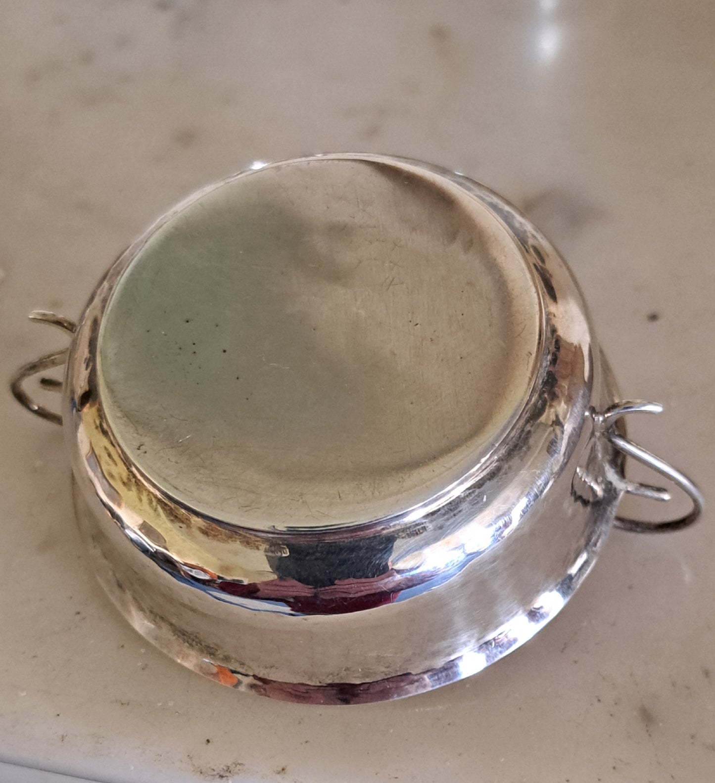 set of 4 silver wine tasters George V1