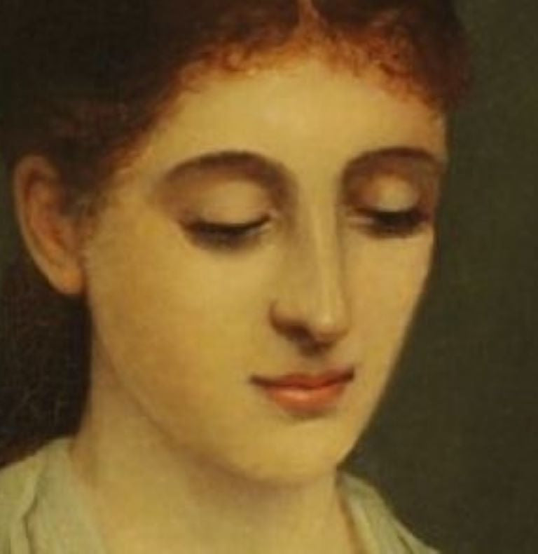 Sir Frank Dicksee (att) 19th century Portrait of a Lady,