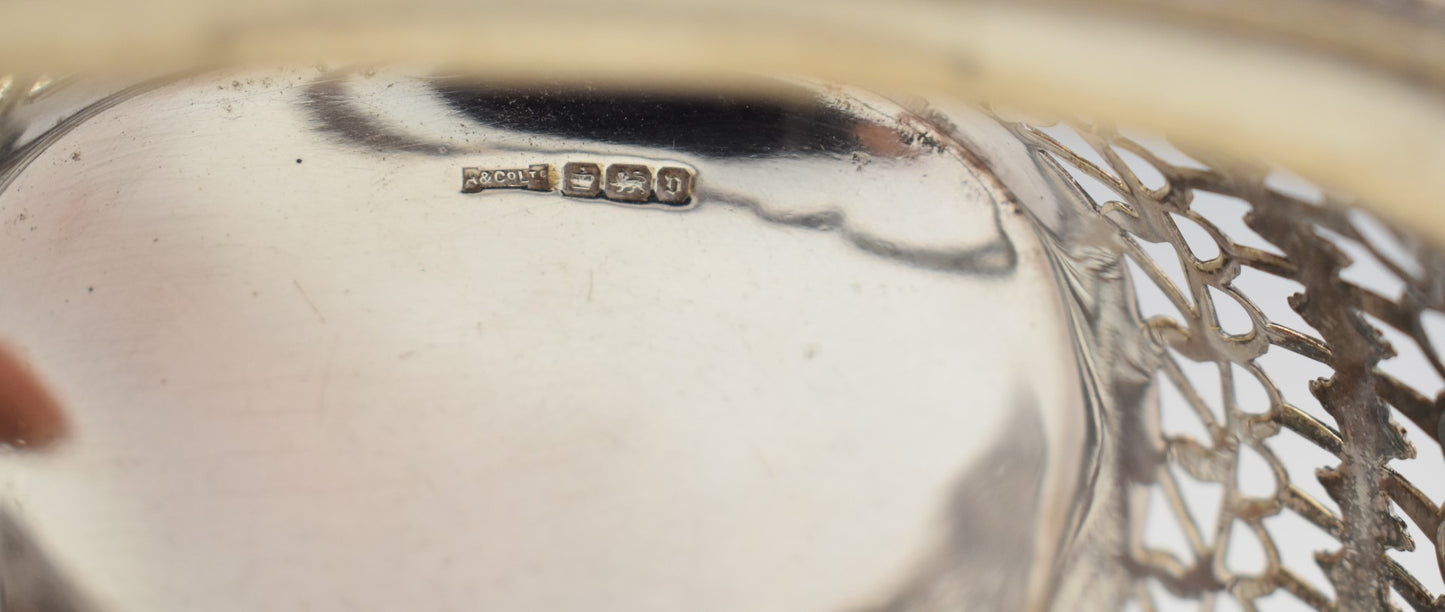 Asprey  silver basket George v sheffield