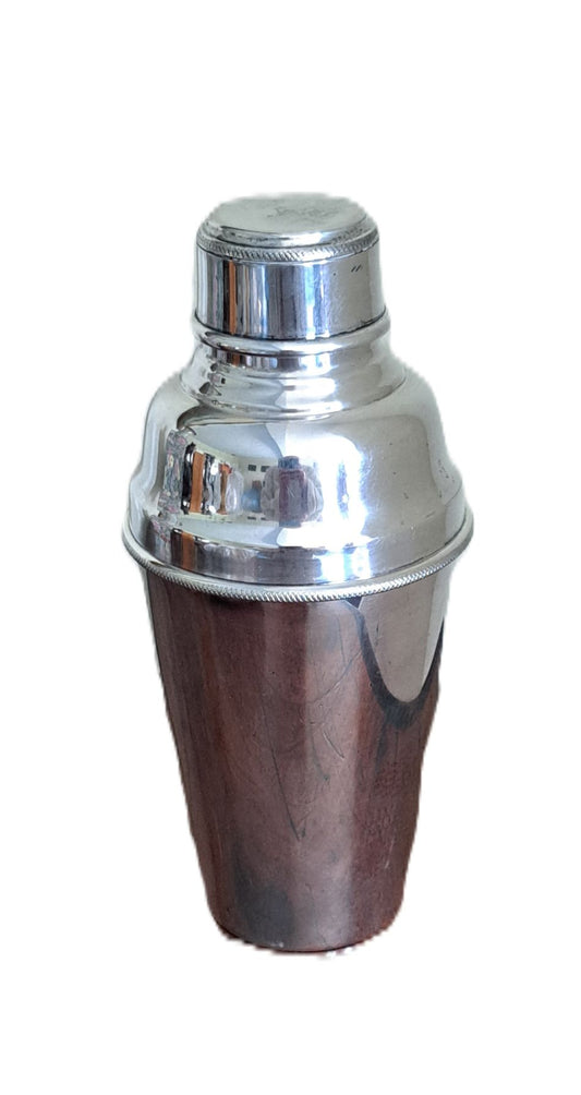 Asprey silver plated cocktail shaker art deco period