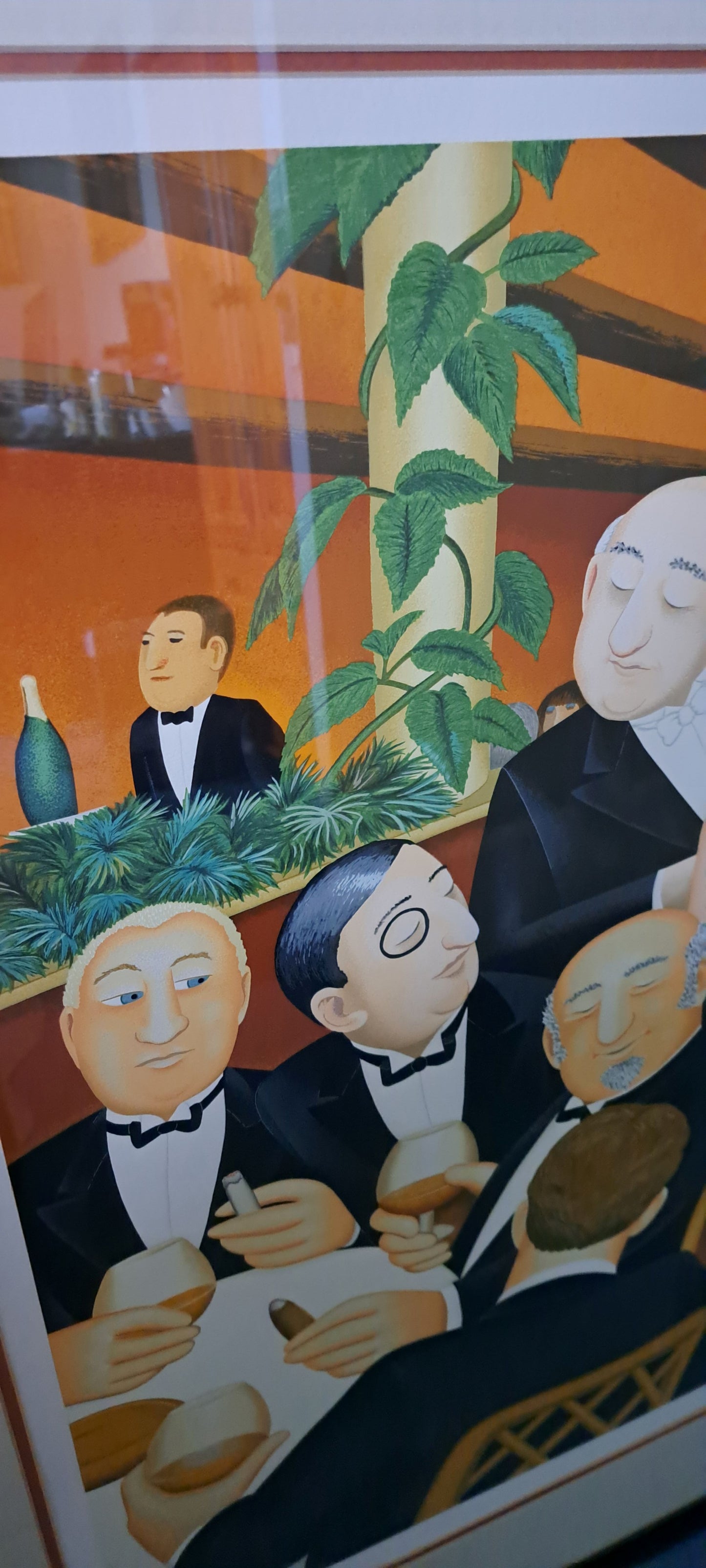 Beryl Cook 'The Baron Entertains', limited edition print