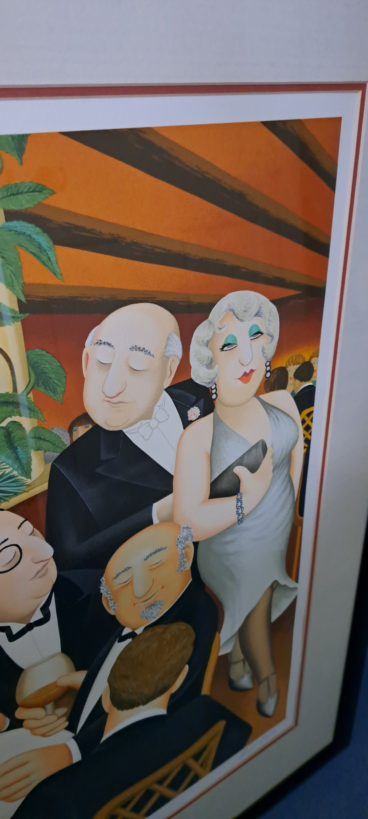 Beryl Cook 'The Baron Entertains', limited edition print