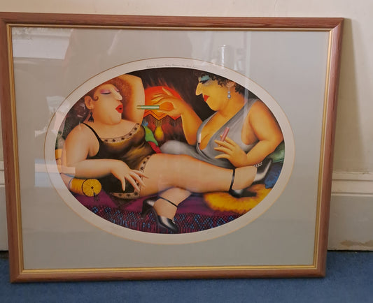 Beryl Cook  'Sultry Afternoon', limited edition print