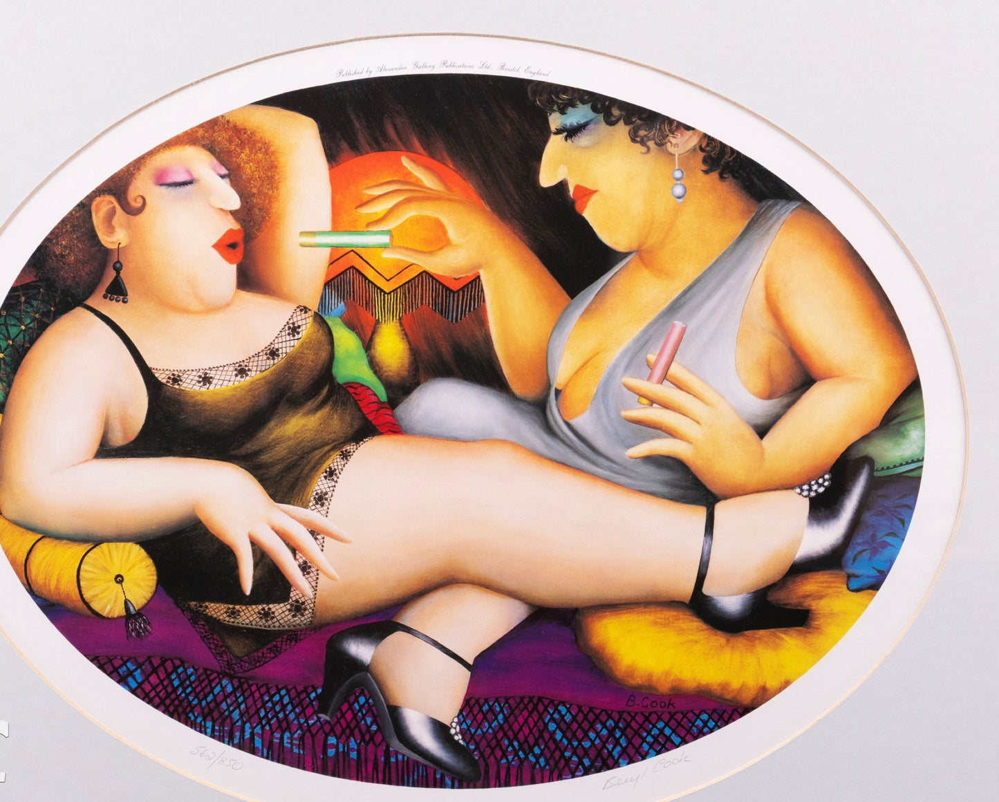 Beryl Cook  'Sultry Afternoon', limited edition print