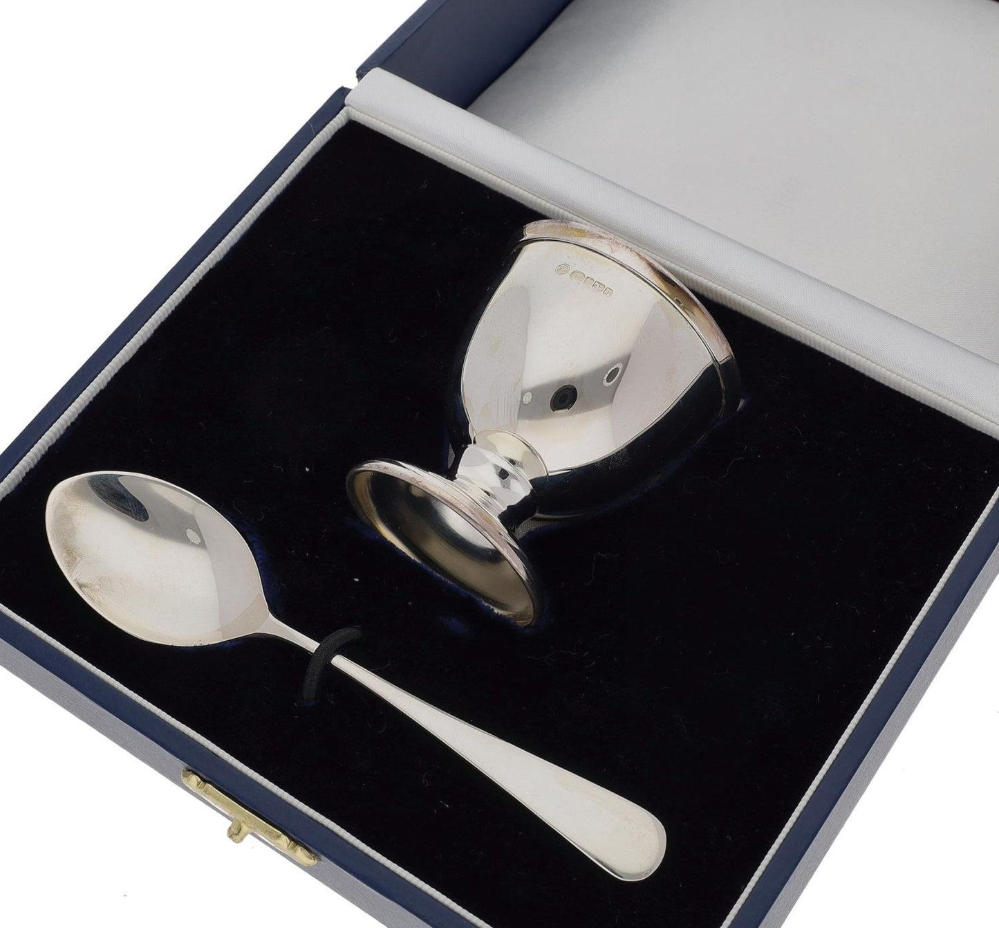 Francis Howard Ltd. silver egg cup and spoon