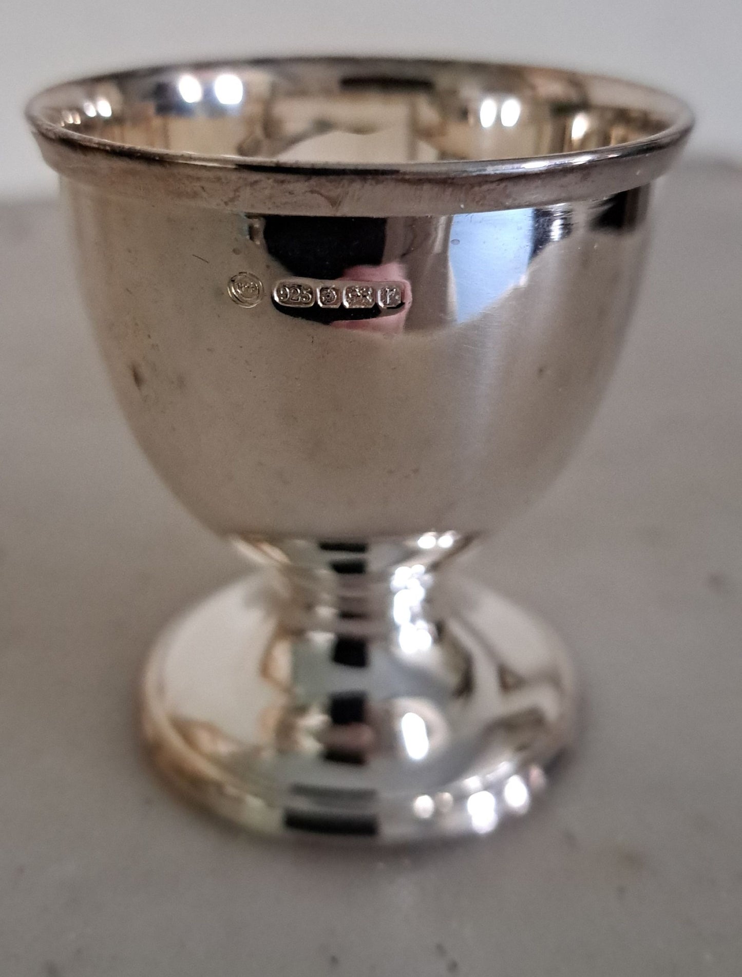 Francis Howard Ltd. silver egg cup and spoon