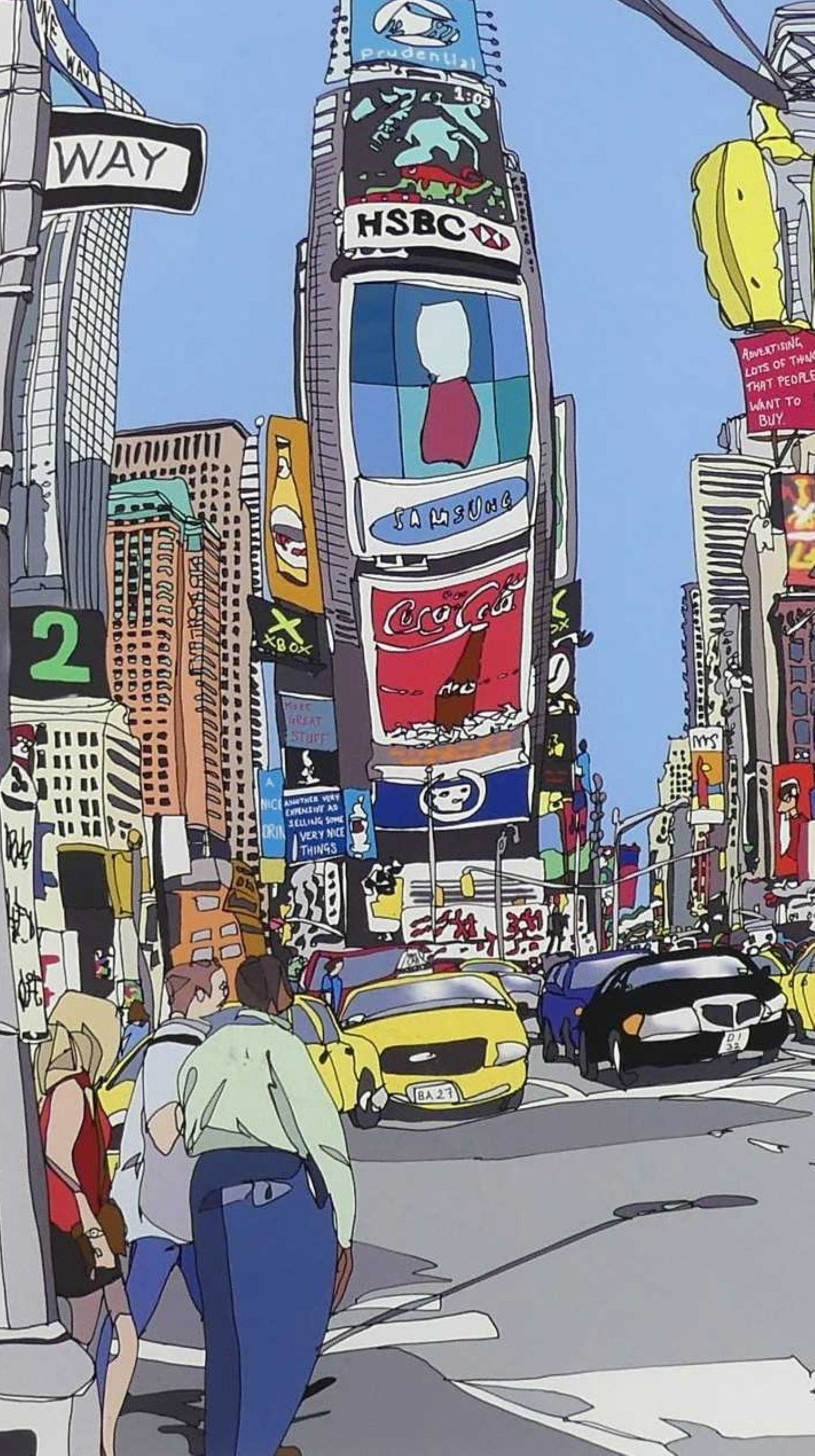 Dylan Izaak Times Square, limited edition print
