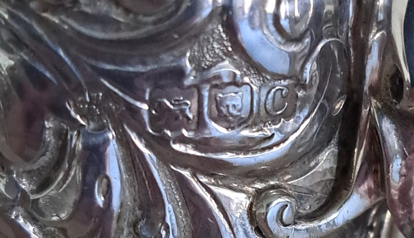 Victorian Cornucopia sugar caster/sifter , Horace Woodward & CO LTD, London 1898