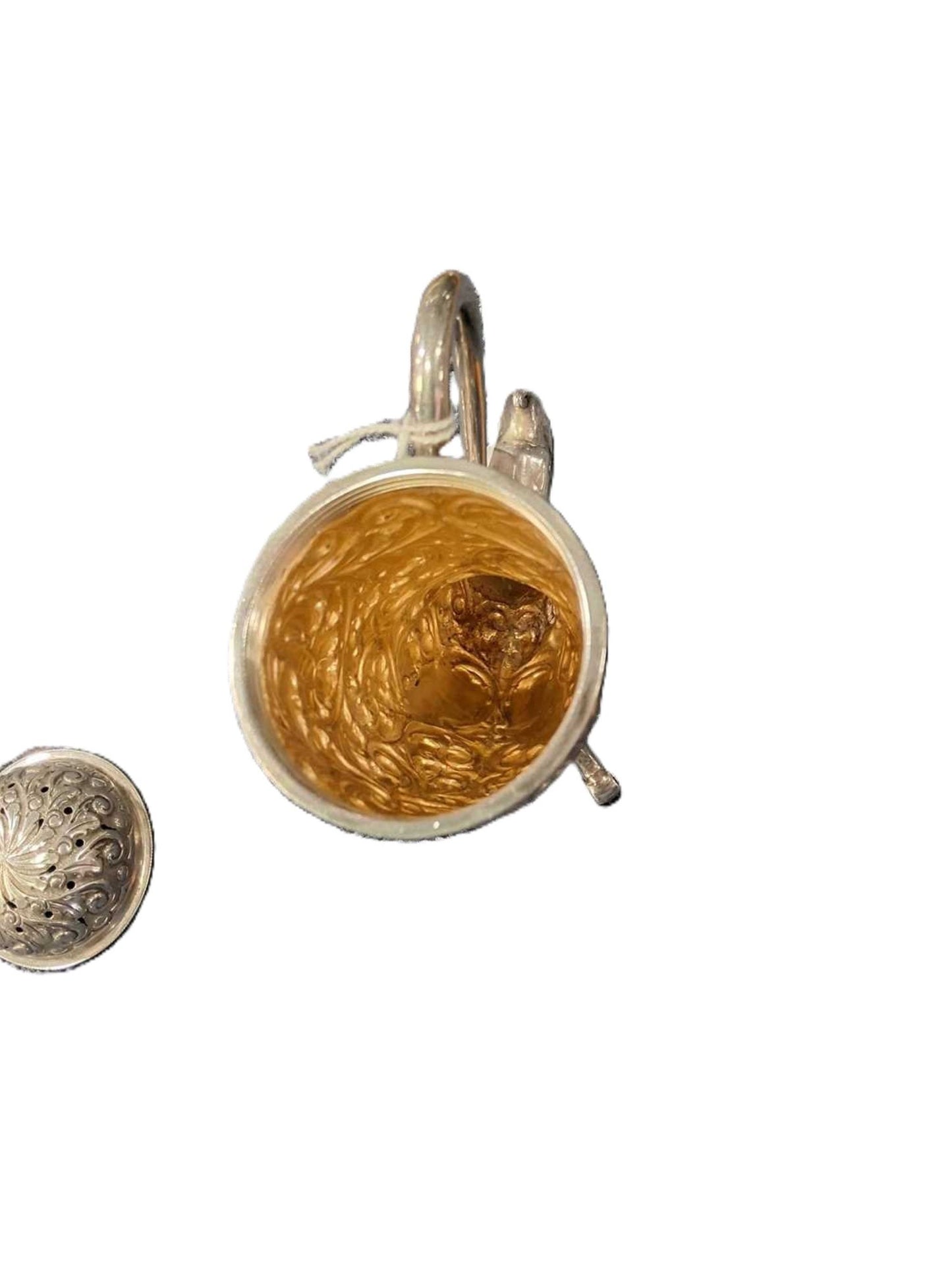 Victorian Cornucopia sugar caster/sifter , Horace Woodward & CO LTD, London 1898