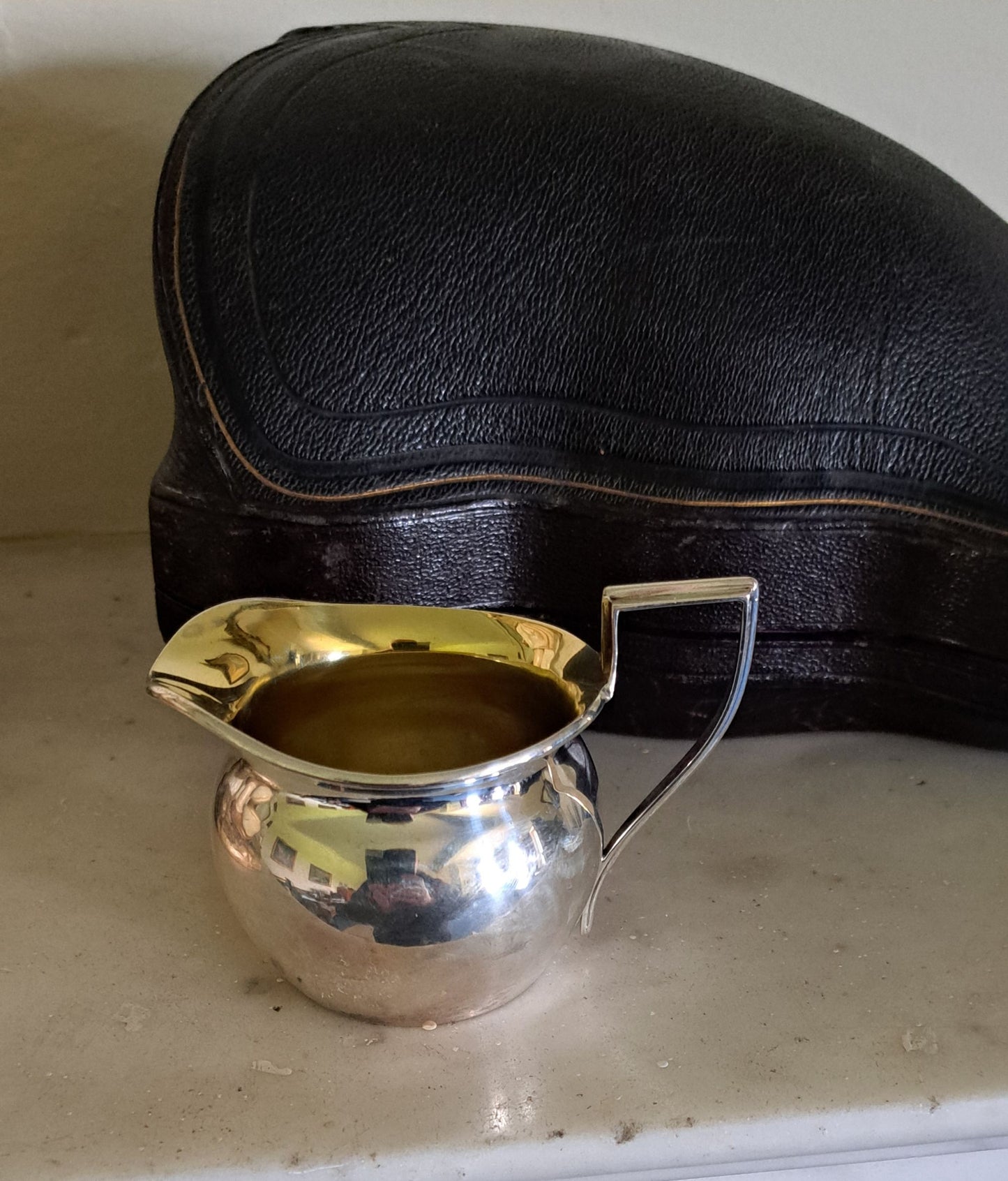 Victorian silver strawberry set, silver sugar bowl, sugar tongs, cream jug