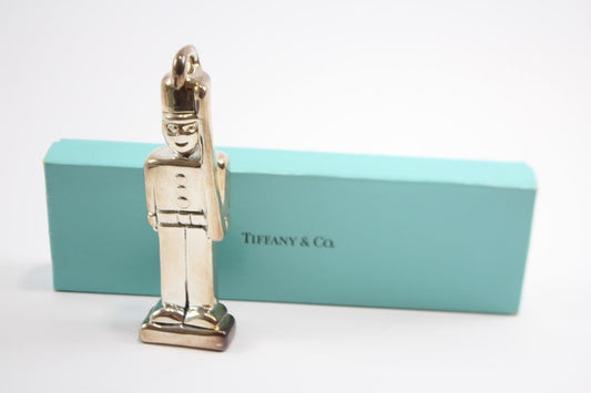 Tiffany silver  xmas decoration toy soldier nutcracker suite rare