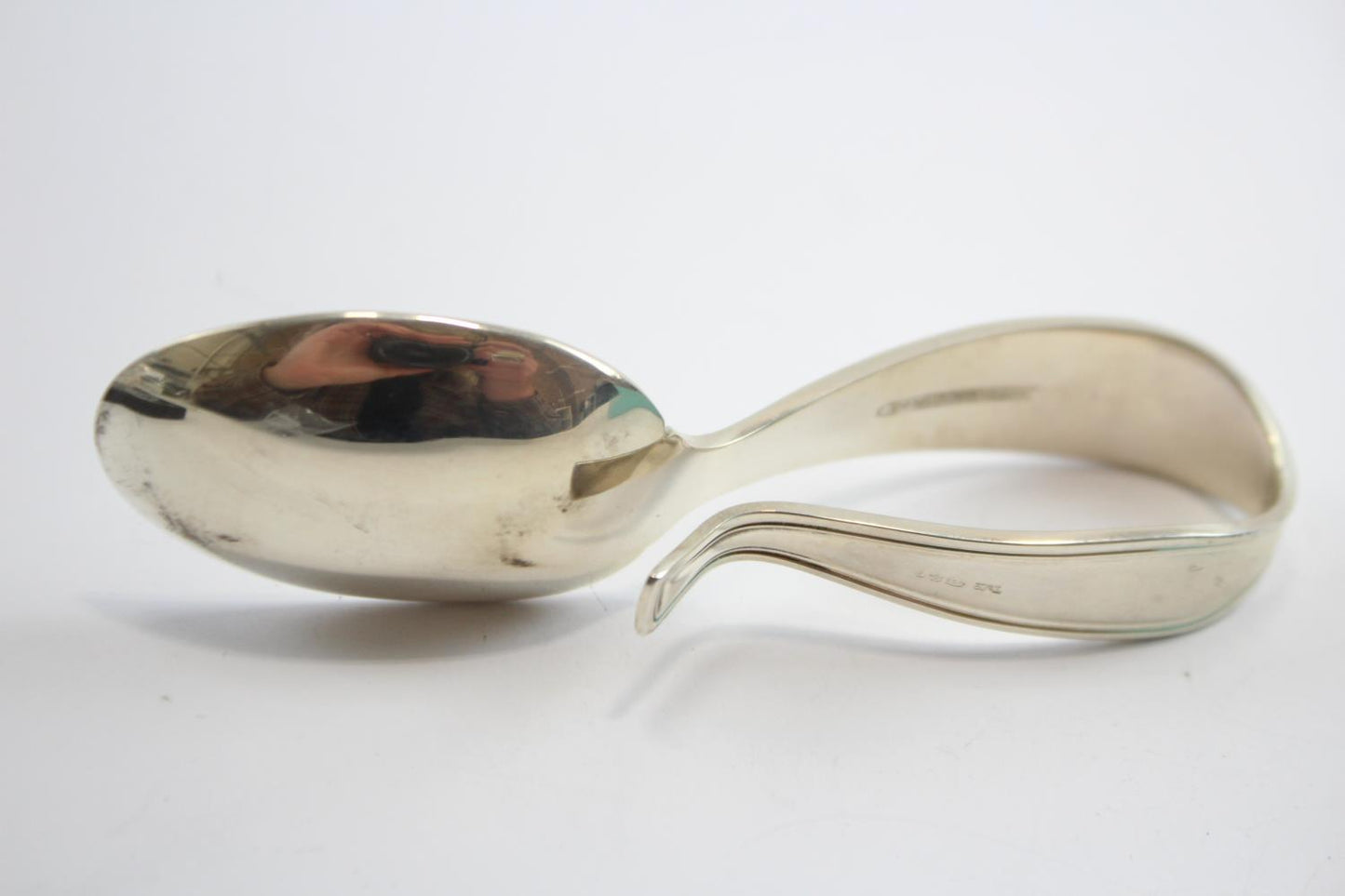 tiffany silver  baby spoon cutlery mother hubbard