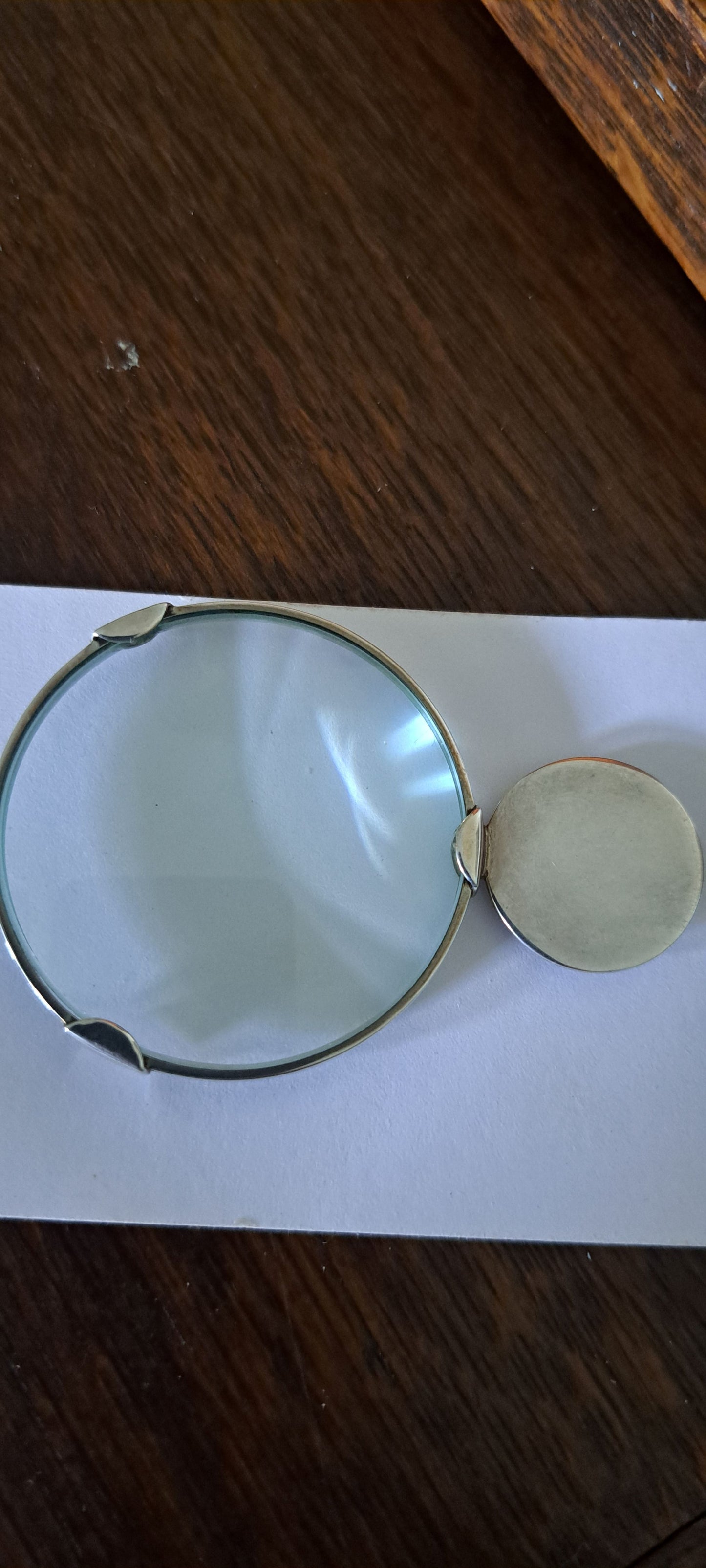 Tiffany silver loupe  magnifying glass