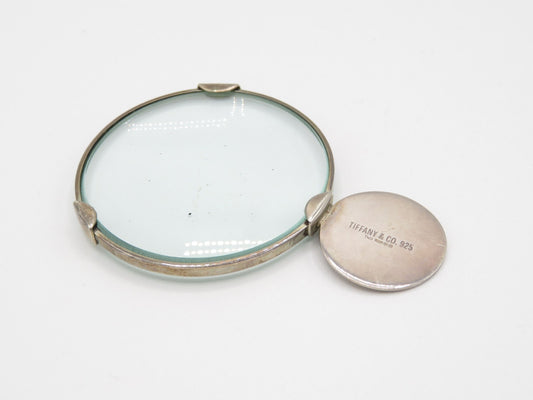 Tiffany silver loupe  magnifying glass