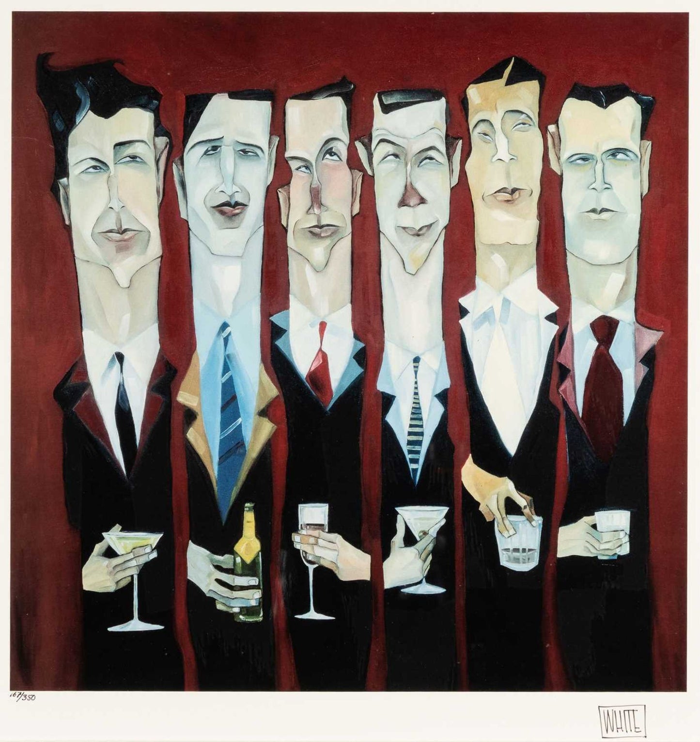TODD WHITE "six pack"  limited edition giclée print