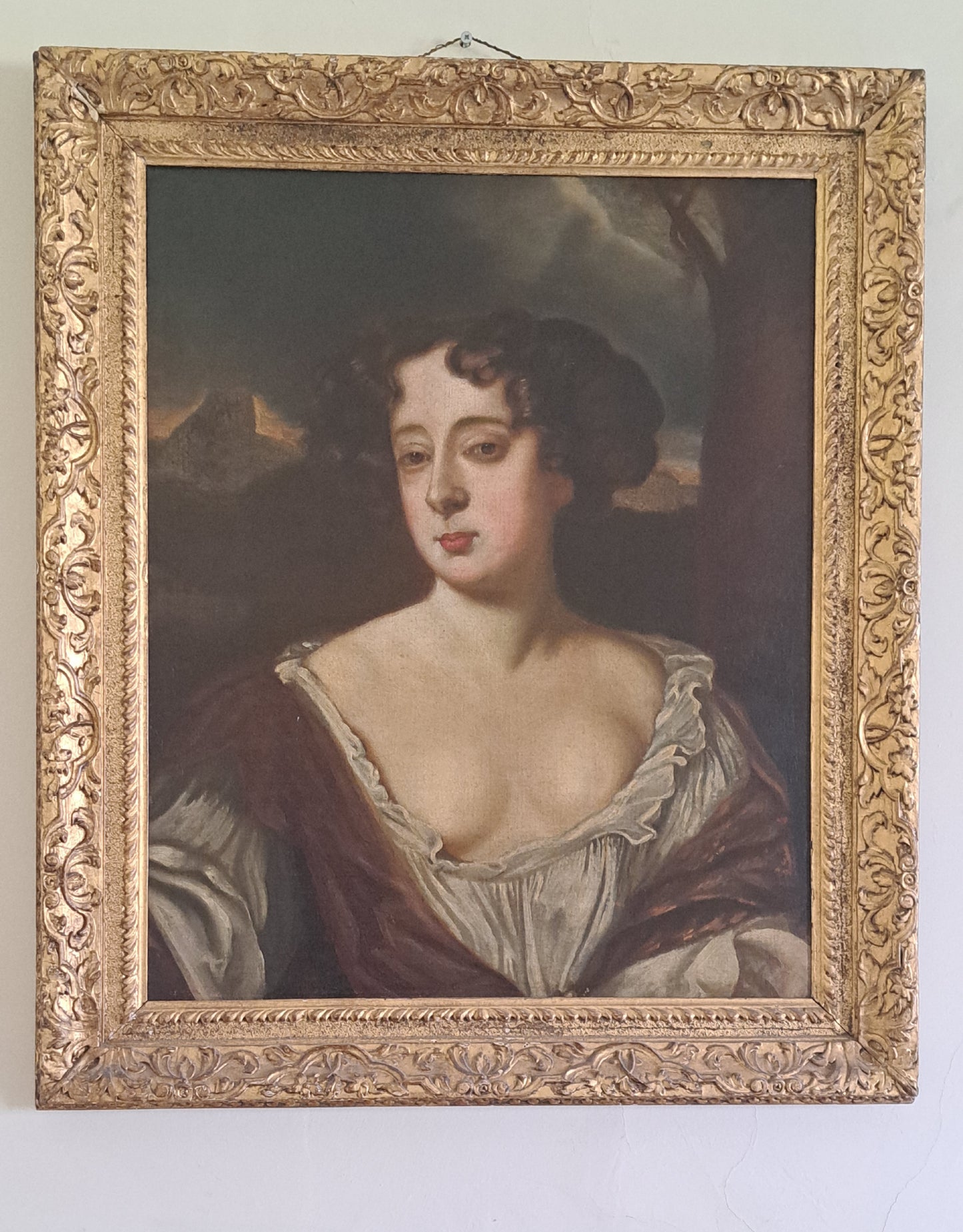 William Wissing (follower of)19th century portrait Queen Mary II
