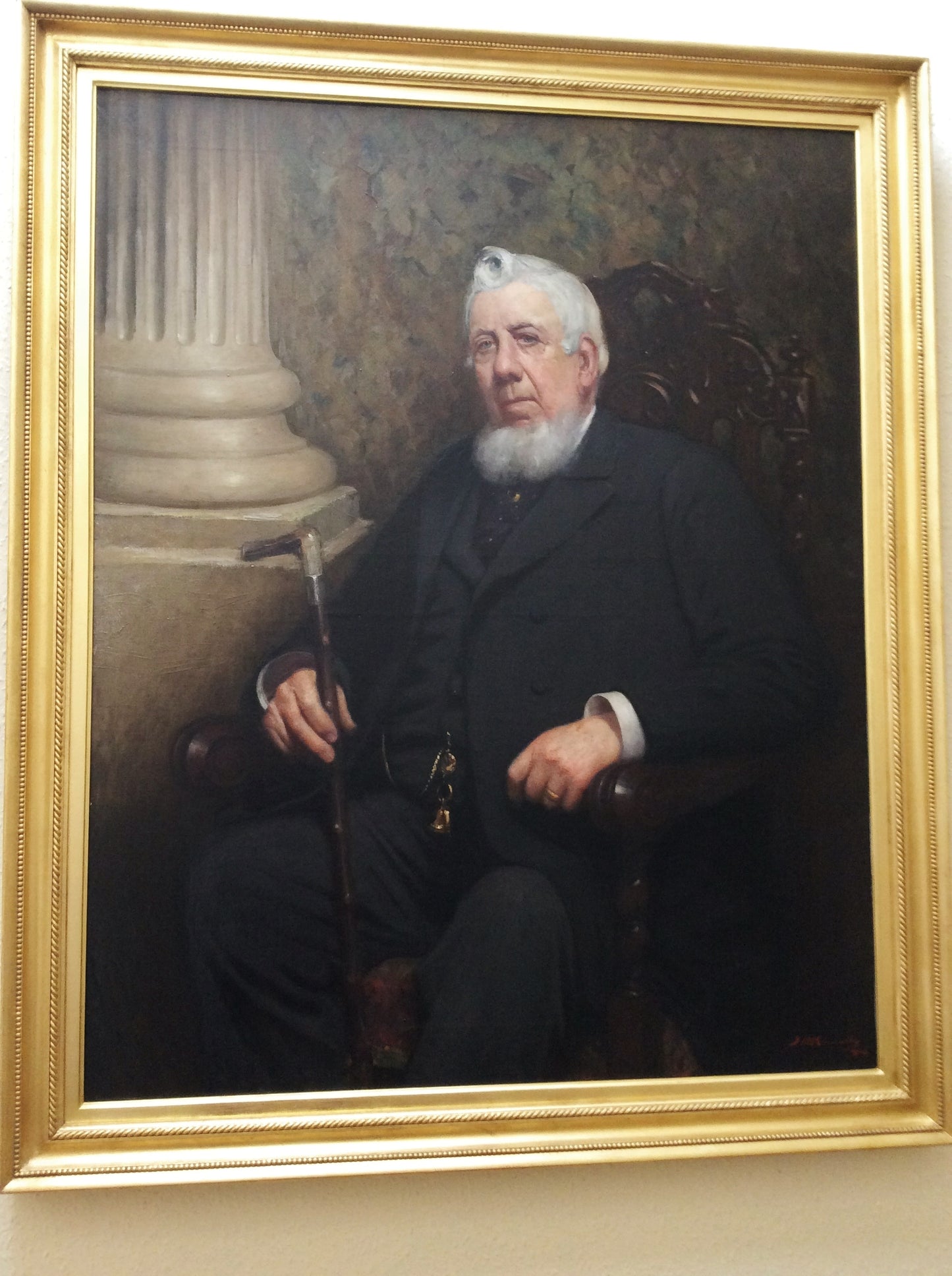 portrait of a gentleman George Williams Kenworthy by John Dalziel Kenworthy