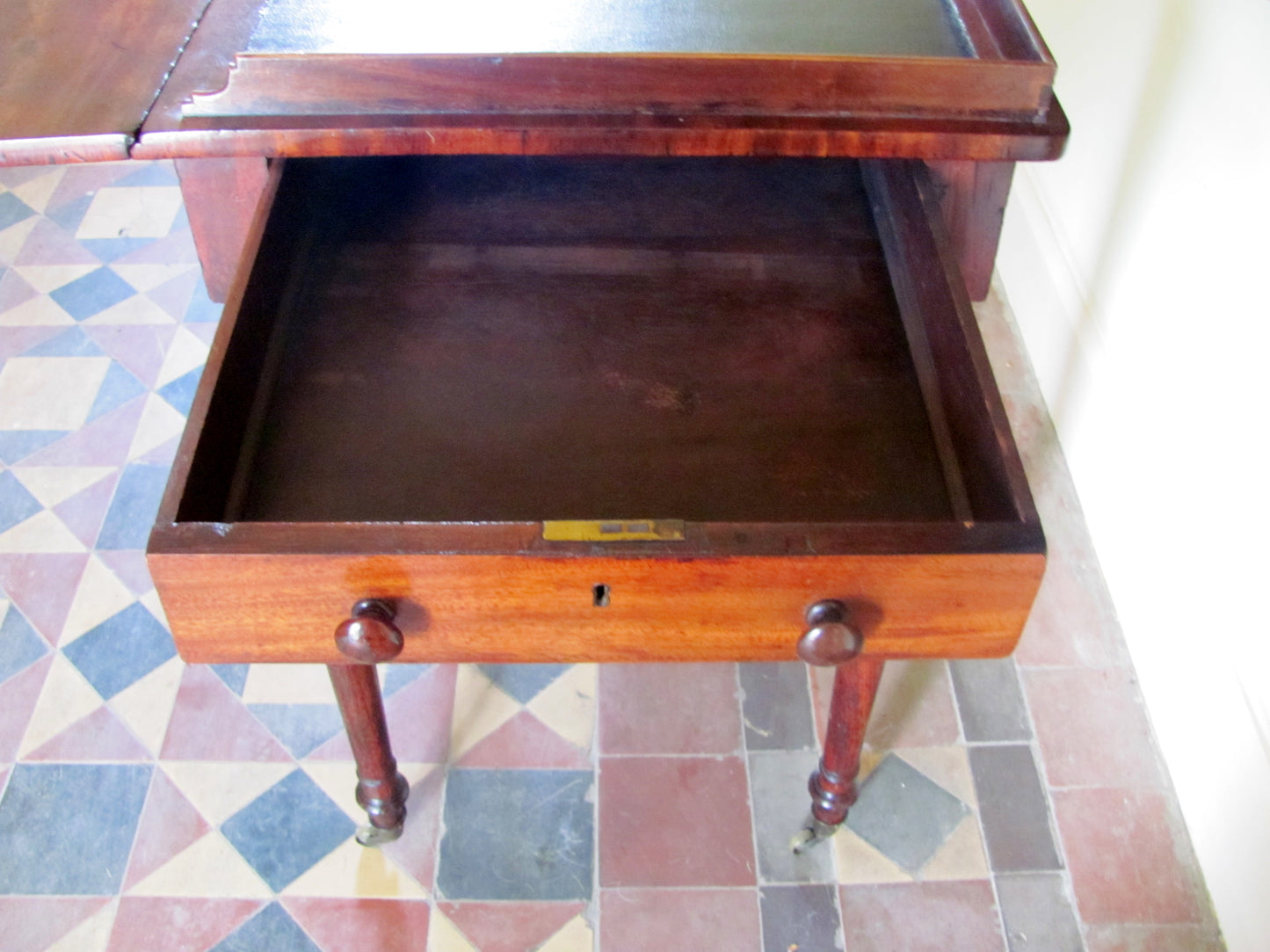 Regency  Mahogany Writing Table/desk.House of peers/lords