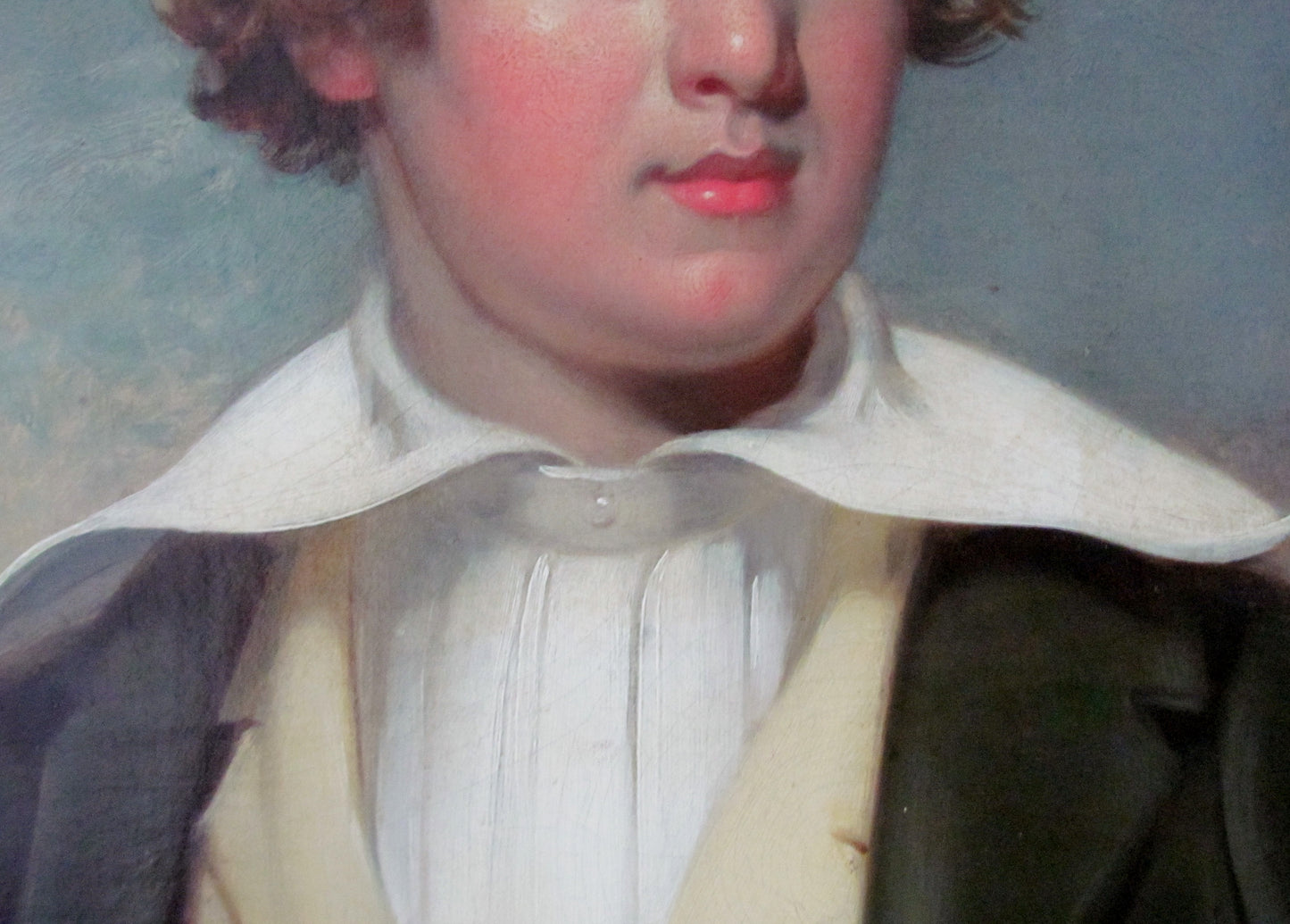 19th century portrait young man Circle of Thomas Jones Barker