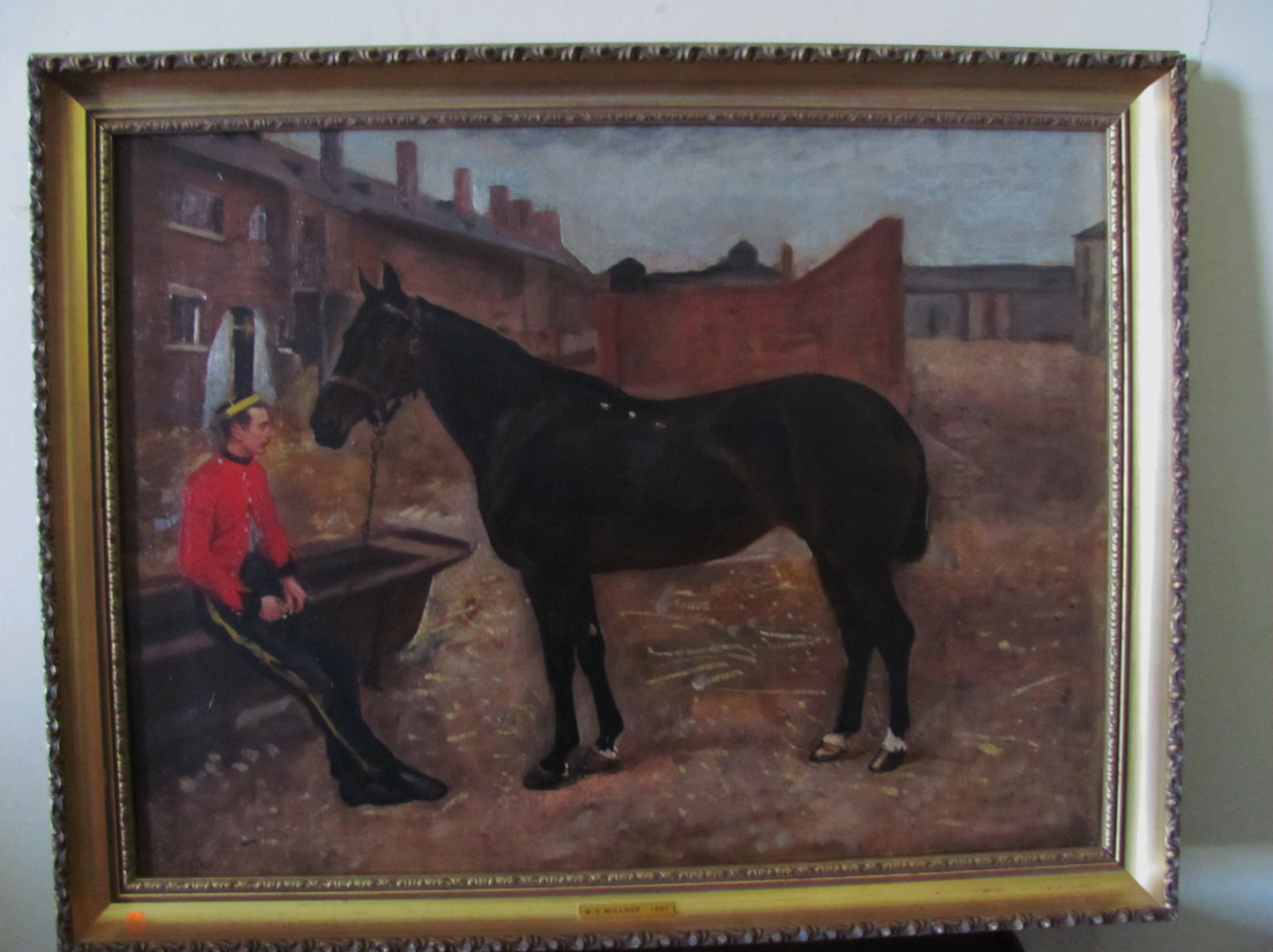 19th century landscape portrait military army horse