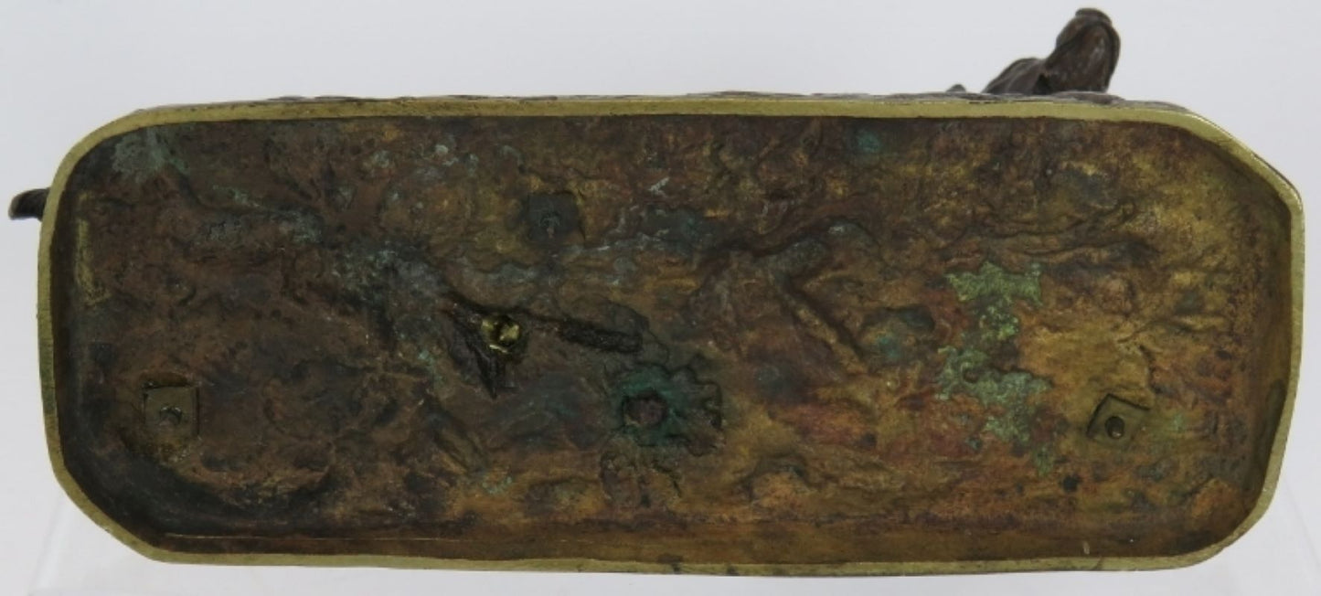 19th century  bronze dog ,setter ,after p j mene