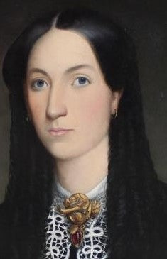 19th Century Portrait of a Young Woman oil on canvas