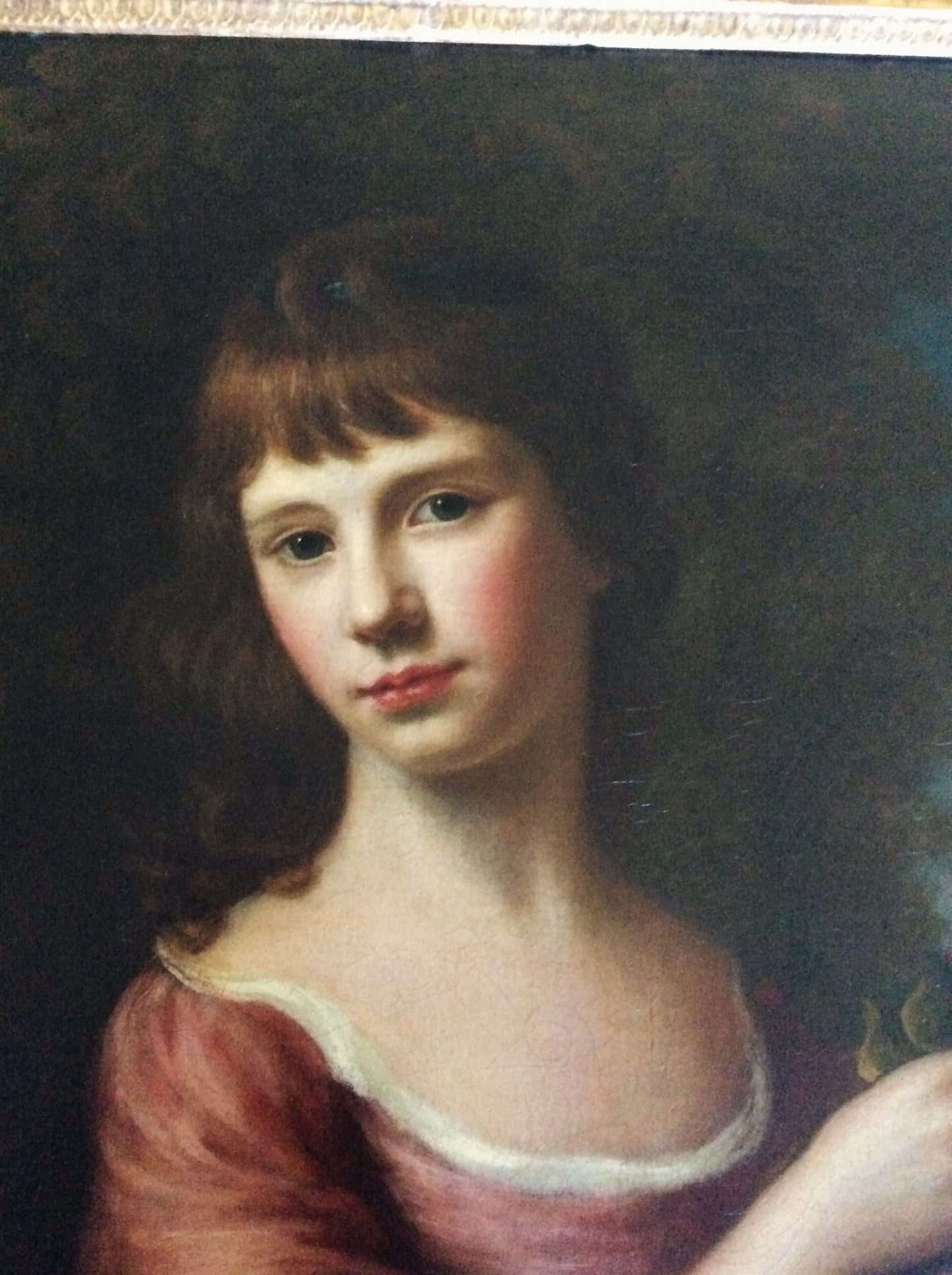 Nathaniel Hone, 18th century portrait of  roman goddess, "flora"