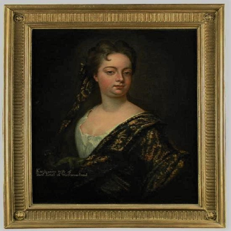 Godfrey Kneller (circle) 17th/18th century portrait of Katharine, wife of Thomas, 6th Earl of Westmorland