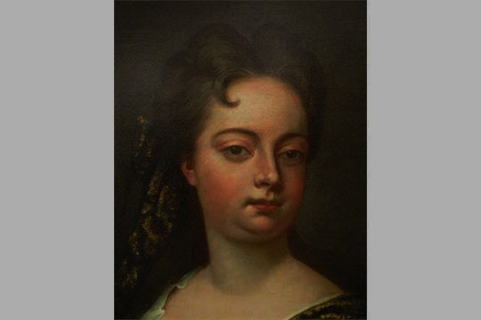 Godfrey kneller portrait detail country house fine art
