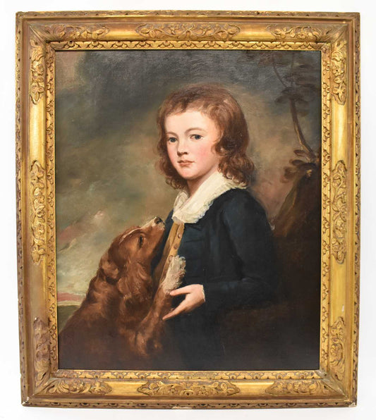 GEORGE ROMNEY(after)19th century portrait The Hon.Reverend Anchitel Grey as a Boy